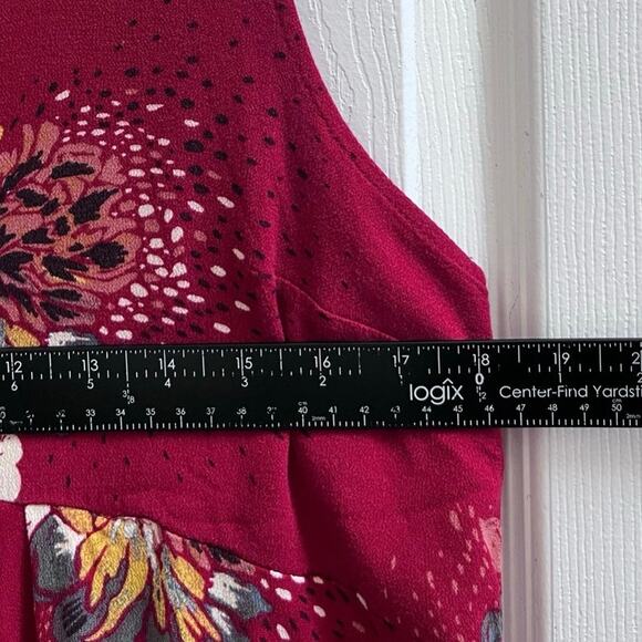 Free People Lovely Day Allover Print Tie Tunic Size Medium Boho Hippie Festival - Picture 7 of 10